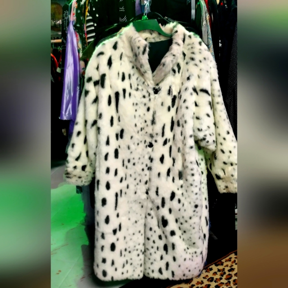 Neiman Marcus Faux Fur Coat